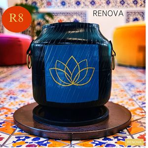 Pot de fleurs décoratif unique |   Support de plantes en forme de fleur artisanal pour la décoration intérieure et extérieure de la maison, du jardin et du balcon - Product Image 3