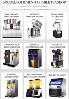 Proveedor de Equipos para Bebidas Comerciales, Fabricante de Equipos Completos para Tiendas de Té de Burbujas