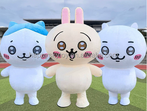 Traje <span class=keywords><strong>de</strong></span> mascota Usagi Chiikawa blanco personalizado 2M 2,6 m disfraces inflables adultos Chiikawa <span class=keywords><strong>ropa</strong></span> <span class=keywords><strong>de</strong></span> Cosplay - Product Image 2