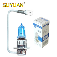 Phare de voiture, ampoule halogène super lumineuse H3 12V55W, utilisée pour les feux de brouillard des voitures et des camions