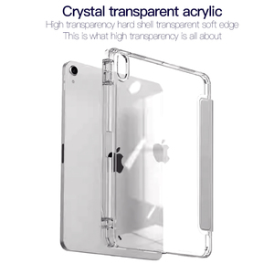 Étui de protection pliable triple à double affichage pour <span class=keywords><strong>tablette</strong></span>, compatible avec la charge de l'Apple Pencil <span class=keywords><strong>2</strong></span>, anti-chute aux quatre coins, en TPU+PC pour <span class=keywords><strong>iPad</strong></span> <span class=keywords><strong>Air</strong></span> 13 M3 - Product Image 2