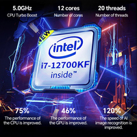 PC de jeu Ordinateur de bureau Personnalisation Core I7 16GB RAM avec carte graphique GTX1650 4G Ordinateurs de bureau de jeu