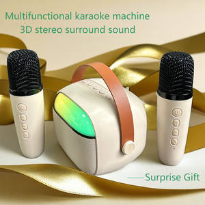 Mini Portable Karaoké Microphone Audio intégré Accueil chant Karaoké Machine Sans Fil BT Haut-Parleur Extérieur Avec Microphone - Product Image 6