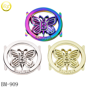 Logos de marque en métal de luxe personnalisés étiquette de logo 3D en relief pour <span class=keywords><strong>valise</strong></span> accessoire à la mode avec sacs personnalisés et étiquettes de plaque - Product Image 2