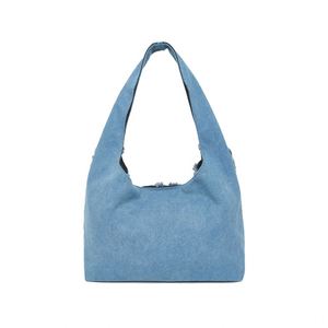Sac fourre-tout en jean pour femme, sac à main bandoulière décontracté de haute qualité, design tendance pour femme - Product Image 4