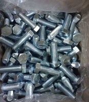 ASTM A193 A193M ASME B18.2.1 B18.2.3.1M 4 # Vis à tête hexagonale B7M B7 HDG de -5'' M2-M100 avec traitement multi-surfaces PTFE pour l'industrie pétrolière et gazière