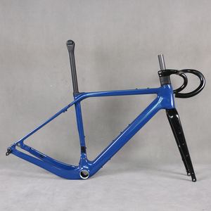 SERAPH Marco de carbono Freno de disco <span class=keywords><strong>Gravel</strong></span> Bike Full Hidden Cable pieza de <span class=keywords><strong>bicicleta</strong></span> Fibra de carbono T1000 T4 700X50C <span class=keywords><strong>cuadro</strong></span> pintura GR048 - Product Image 1