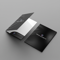 Carpeta de Presentación A4 Personalizada con Color, Logotipo en Relieve, Publicidad Promocional, 2 Bolsillos, Impresión en Cartón