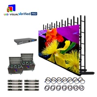 Écran LED HD intérieur/extérieur P3.91 IP65 500x500 CMS pour location, mur vidéo pour scène d'église et événements extérieurs