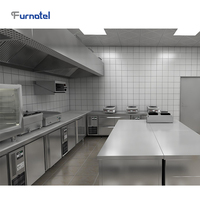 Peralatan Dapur Furnotel untuk Restoran Set Lengkap Peralatan Dapur Komersial Baja Tahan Karat