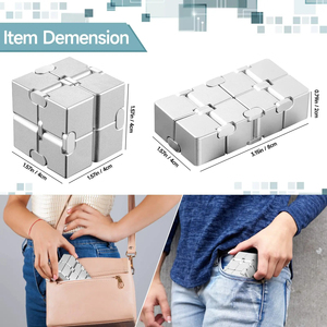 Cubo Mágico Antiestrés, Juguete Portátil para Aliviar el Estrés y Relajarse, Regalo para Niños y Adultos - Product Image 3