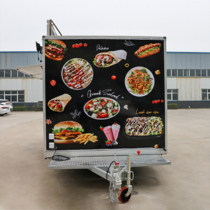 Remolque de Comida Completamente Equipado, Cocina Móvil de Acero Inoxidable, Puesto de Venta Ambulante para Hamburguesas, Pizza, Café y Comida Callejera - Product Image 4