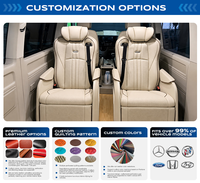 Sièges électriques de luxe VIP pour fourgonnette Sprinter Multivan Transporter T6 T7, mise à niveau OEM