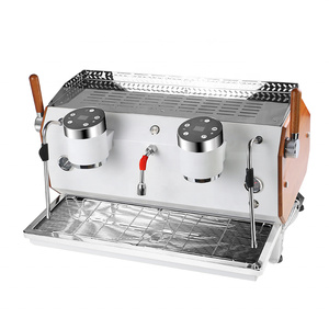 Cafetera Espresso Profesional de Doble Cabezal Semiautomática Electrónica para Cafetería, en Oferta - Product Image 6