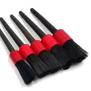Nahe Car Wash Brush Set 5 Piece Soft Bristle Interior Detailing Air Vent Cleaning Tool Plastic Handle - Product Image 3