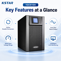 Kstar GP800 Series GP802S-B 2000VA/1600W Machine UPS standard Redresseur SCR, interface de gestion intelligente, pour usage médical