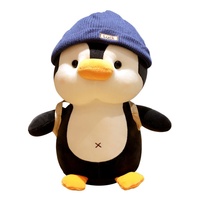 Peluche pingouin mignonne, confortable, nouvelle, pour le sommeil et le soulagement du stress, cadeau pour filles, rembourrée de coton PP