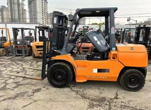 De bons chariots élévateurs du Japon ont utilisé 50 chariot élévateur 7FDN 50 mini chariot élévateur diesel du Japon d'occasion de 5 tonnes avec une bonne qualité - Product Image 5