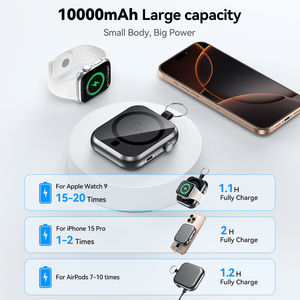 10000mAh Magnetic Power Bank <b>with</b> 15W Wireless Charging, Portable <b>Charger</b> - Product Image 3