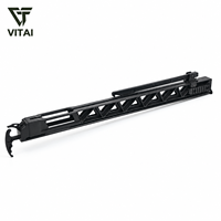 Accessoire de chargeur d'arbalètes modulaires, rail noir pour six flèches avec support réglable pour le tir à l'arc sur cible