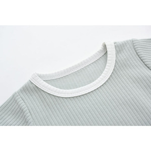 Ropa Infantil Personalizada al por Mayor, Body de Manga Corta de Algodón y Elastano para Bebés, Niñas y Niños, Verano - Product Image 4