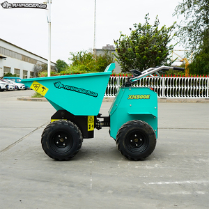 RHINOCEROS Chariot à <span class=keywords><strong>moteur</strong></span> électrique homologué CE, capacité de charge 300 kg, 4 roues, mini-<span class=keywords><strong>dumper</strong></span> de chantier, <span class=keywords><strong>brouette</strong></span> électrique - Product Image 4