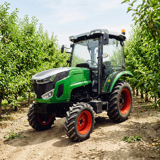 90HP 1.4m Width Radial Tires Greenhouse Vineyard Small Mini Compact Farm Wheel 4wd Tractor for Sell