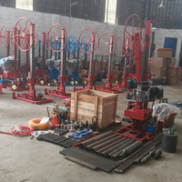 Plates-formes de forage de noyau hydraulique Portable 20 m 30 mètres 50M Machine de forage pour l'exploration géologique et les tests environnementaux