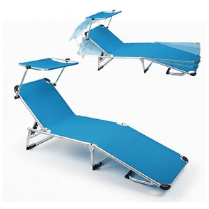 Silla de playa portátil y sombrilla Mor Silla de playa Plástico con cojines Sillas de playa y camas para uso en exteriores - Product Image 3