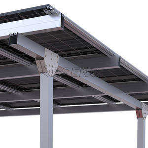 Estoque Europeu Durável PV Sistema De Montagem Solar Al6005-t5 Alumínio Solar <span class=keywords><strong>Carport</strong></span> Estacionamento <span class=keywords><strong>Carport</strong></span> Shed <span class=keywords><strong>Carport</strong></span> - Product Image 2