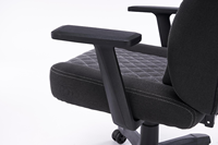 Chaise de course pivotante en cuir inclinable ergonomique Accoudoir réglable Appui-tête pour bureau à domicile Esports Gamers