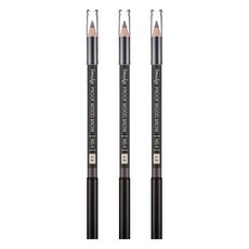 Per il sopracciglio di legno a prova di macchie di MISSHA 3 pezzi di lunga durata facile da usare grigio marrone sopracciglio crema per il trucco di bellezza - Product Image 1