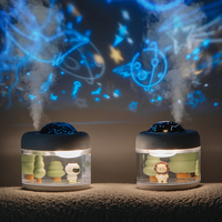 Kinyilo lampe de projection humidificateur d'air sans fil humidificateur de projection usb