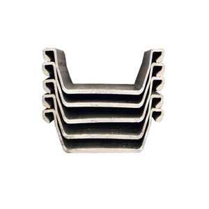 Panneaux de palissade en acier type U North China Steel Larssen Q195 Q420 SS400 SS540 S235JR S335JR ST A36 Profilés en acier au carbone - Product Image 1