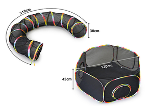 Wholesale Simple Small Animal Playpen with Toy <b>Tunnel</b> for <b>Cat</b> Outdoor Enclosure Durable Mesh - Product Image 4