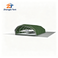 Tente polygonale en forme de coquille, hangar d'avion portable, abri de stockage pour avions, en PVC imperméable, dôme en alliage d'aluminium, ignifuge, pour extérieur, tout usage