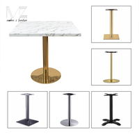 Table de Salle à Manger Ronde de Luxe Moderne Dorée, en Pierre Frittée Effet Marbre, pour Café, Bistro, Bar et Restaurant