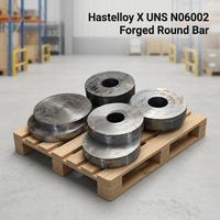 Barre ronde forgée Hastelloy X UNS N06002, alliage de nickel haute température, barre forgée