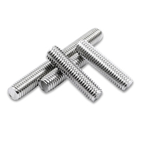 High Quality Wholesale Double End 304 Stainless Steel Carbon Steel Fully Threaded Rod M8-M20 Metric DIN975/DIN976 Black Zinc