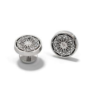 Botón de metal KUNSHUO para Baju Melayu, botón de cristal para ropa, logotipo de marca personalizado, botón para camisa malaya, para ropa Baju Melayu - Product Image 5