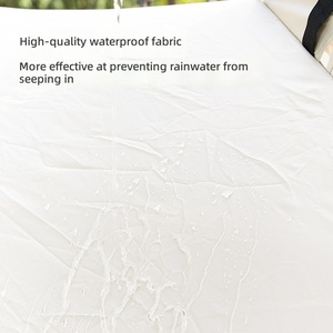Tente familiale personnalisable à double couche en maille, entièrement automatique, pliable, pour le camping et la plage, sans installation requise, 3-4 personnes, imperméable - Product Image 5