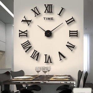 Orologio da Parete Silenzioso Tridimensionale Fai-da-Te in Stile Nordico Creativo, in Acrilico <span class=keywords><strong>e</strong></span> Vetro Rivestito in Metallo, per Uso Domestico, Soggiorno <span class=keywords><strong>e</strong></span> Camera da Letto - Product Image 2