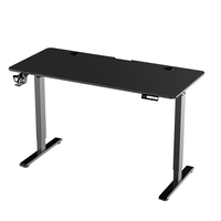 Table élévatrice électrique intelligente, rectangulaire, réglable, de luxe, à cadre métallique, pour le bureau