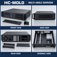 Boîtier de montage en rack personnalisé, OEM, en tôle, 1U, 2U, 3U, 4U, châssis d'équipement électronique fabriqué selon un dessin