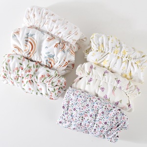 2 Pezzi Lenzuolo con Angoli Elasticizzati in Morbido Jersey 100% Cotone Stampato per Materasso <span class=keywords><strong>Neonato</strong></span>, Prevenzione Macchie Quotidiane - Product Image 2