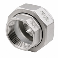Raccord femelle en acier inoxydable 304, lisse, résistant à la corrosion, moulé avec précision, DN15 DN100 1/2-4 pouces, pour alimentation en eau