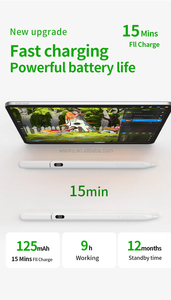 WKZP023B Penna Stilo Magnetica Premium in Metallo per iPad 2018-2025 con Display LED Batteria, Rilevamento Palmo, Inclinazione Certificata e Punta Sostituibile - Product Image 2