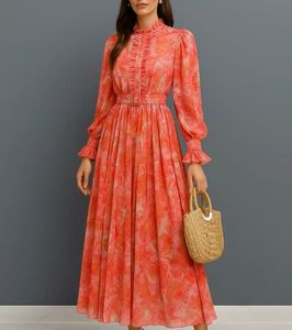 OEM制造商的女式棉裙-定制高品质印花夏季休闲Midi长度，以您的设计品牌自然为特色 - Product Image 3