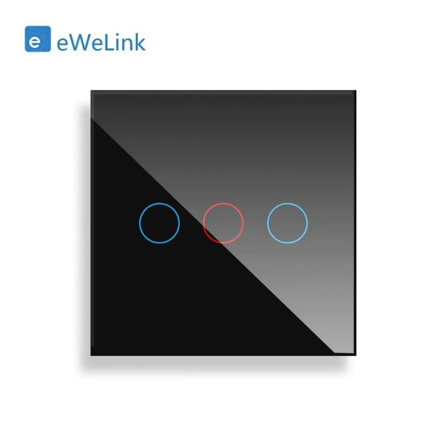 Ewelink Smart Home 1000W/gang Intelligent Wall Light Control Remote Alexa App & Wifi Switches IP66 Waterproof Durable"