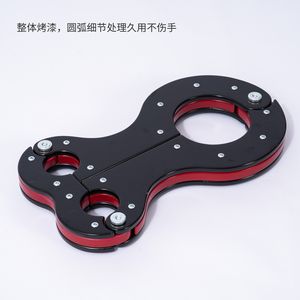 Puños de muñeca y cuello de 3 agujeros de madera maciza de alta resistencia, BDSM juguete de castigo y sujeción, sujeción resistente de múltiples agujeros para adultos - Product Image 4